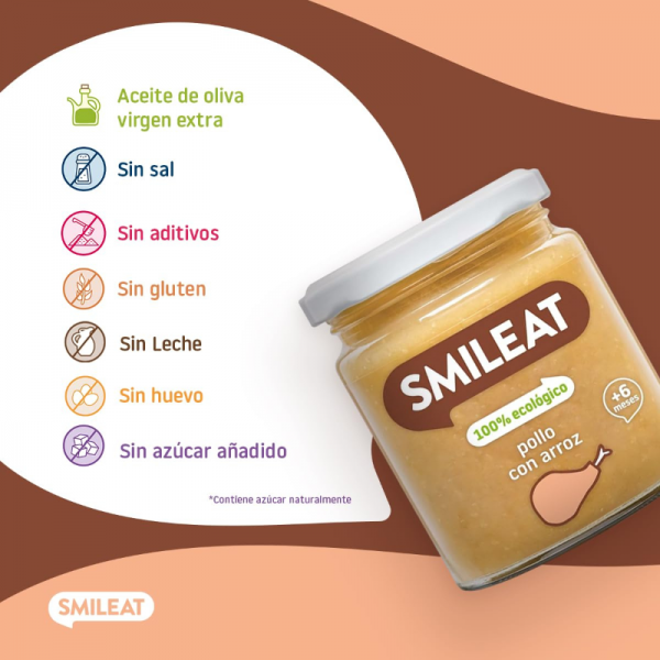 Smileat Pollo con Arroz 230 gr