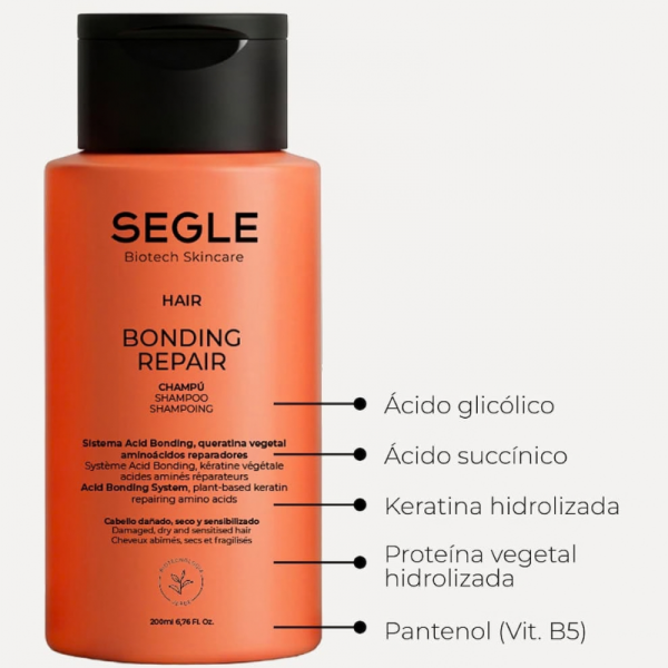 Segle Hair Bonding Repair Champú 200 ml 2