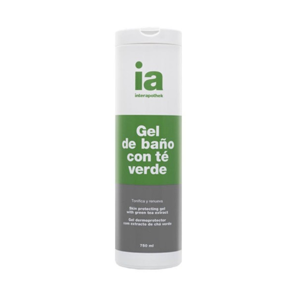 interapothek gel de bano con te verde 750 ml