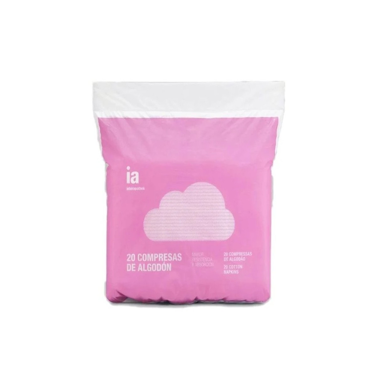 interapothek compresas de algodon 20 unidades