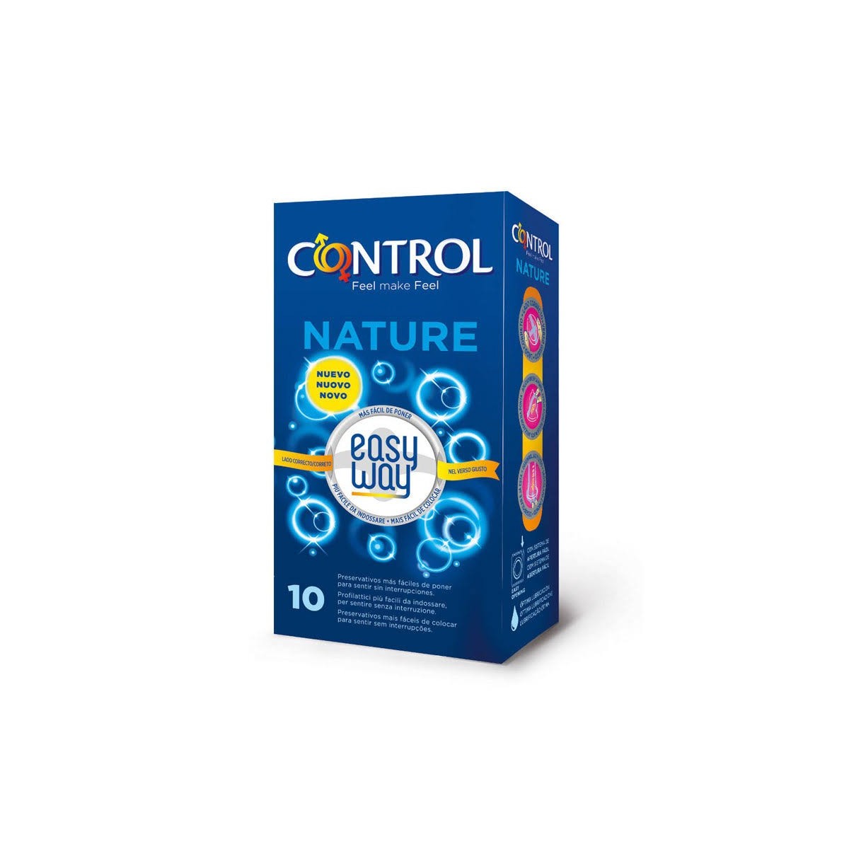 control easy way nature 10 preservativos
