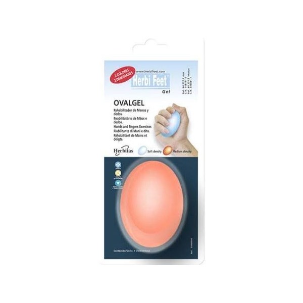 herbi feet ovalgel rehabilitador de manos y dedos verde extrablando