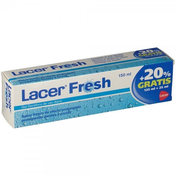 lacer fresh gel dentifrico 125ml