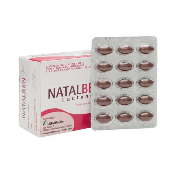 natalben lactancia 60 capsulas