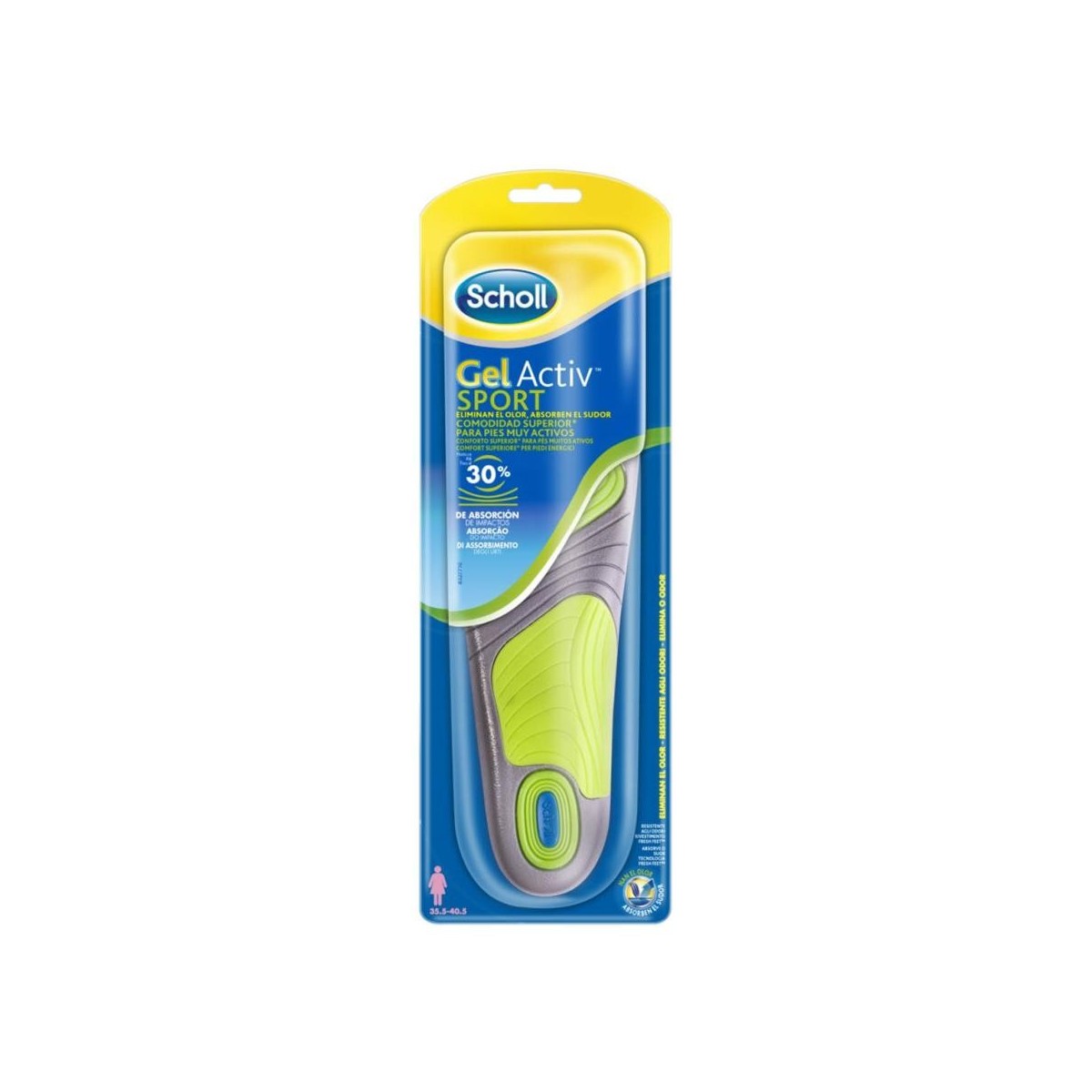 dr scholl plantillas gel sport mujer