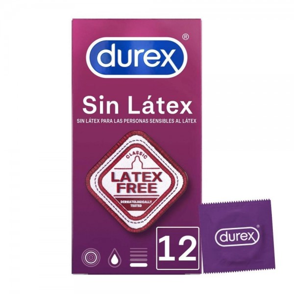 durex sin latex 12 preservativos