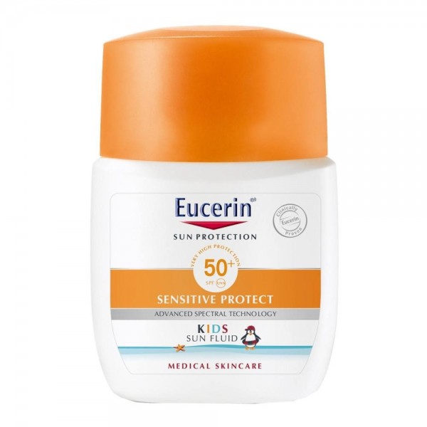 eucerin sensitive protect kids sun fluid 50 ml