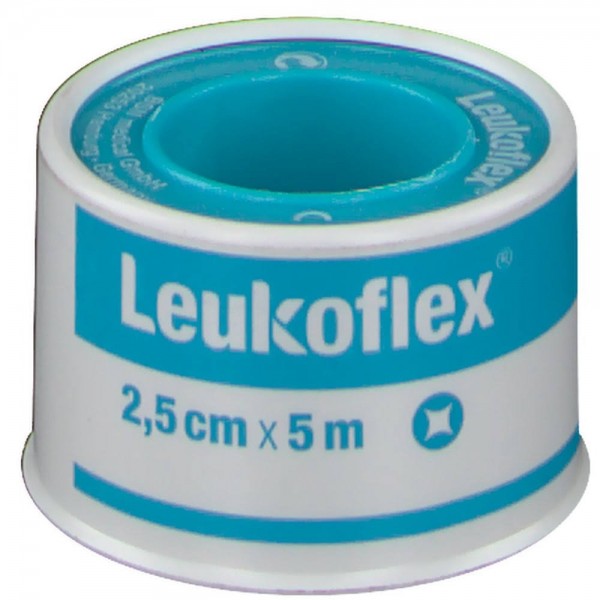 leukoflex esparadrapo hipoalergico 5x25cm
