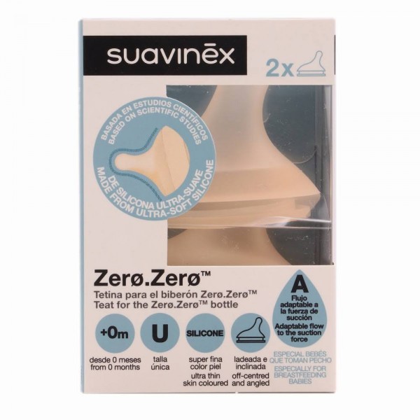 suavinex tetina silicona zerozero flujo adaptable