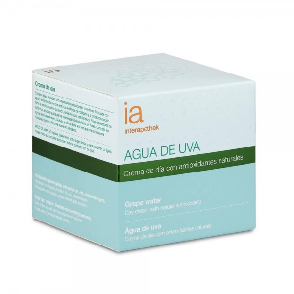 interapothek crema de dia agua de uva 50ml