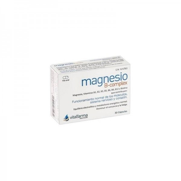 magnesio b complex 30 capsulas vitalfarma