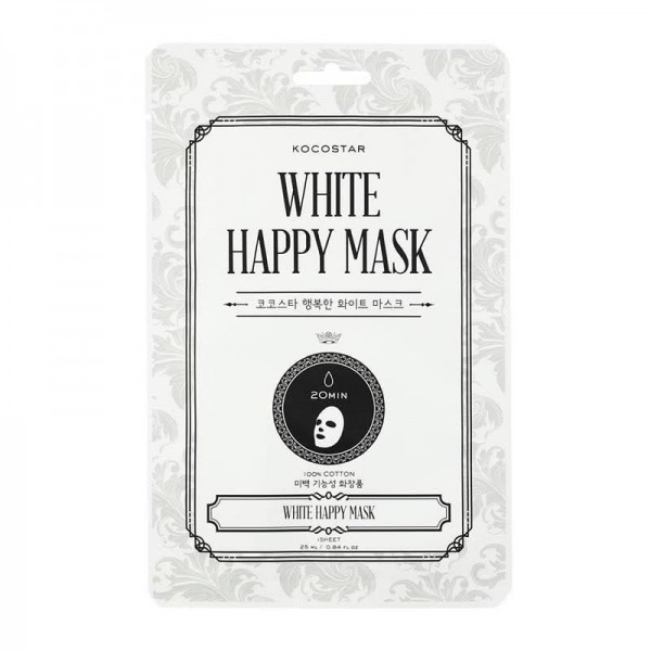 kocostar white happy mask