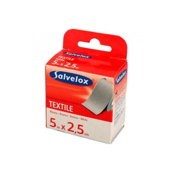 salvelox esparadrapo blanco 5 m x 25 cm