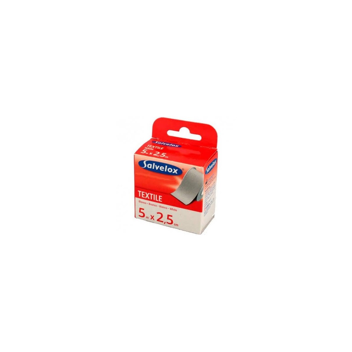 salvelox esparadrapo blanco 5 m x 25 cm