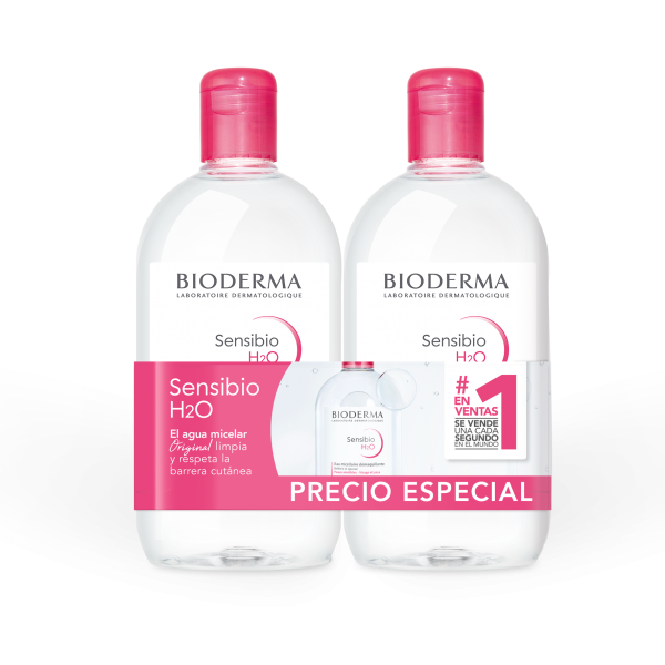 bioderma duplo agua micelar sensibio h2o 500 ml