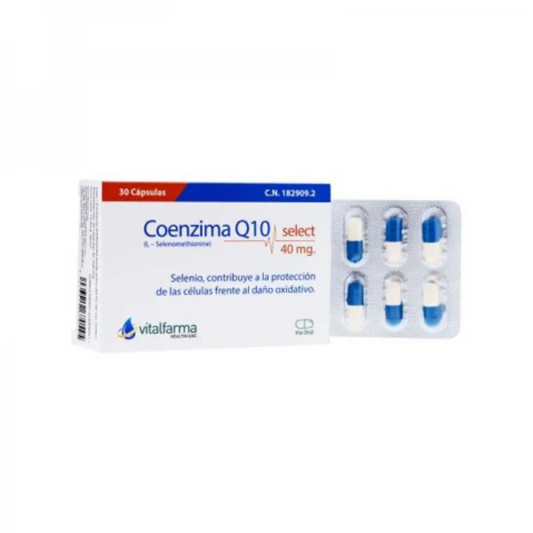 Coenzima Q10 40 mg 30 Cápsulas